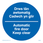 MA922: drws tan automatig cadwch yn