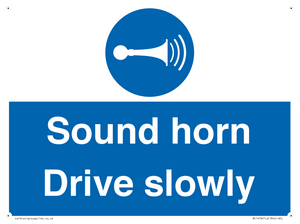 MC1478: Sound horn Drive slowly