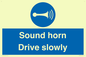 MC1478: Sound horn Drive slowly