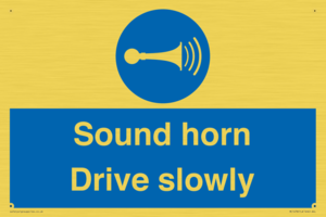 MC1478: Sound horn Drive slowly
