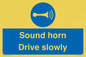 MC1478: Sound horn Drive slowly