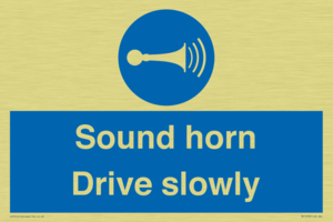 MC1478: Sound horn Drive slowly