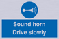 MC1478: Sound horn Drive slowly