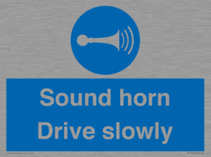 MC1478: Sound horn Drive slowly