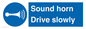 MC1478: Sound horn Drive slowly