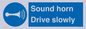 MC1478: Sound horn Drive slowly