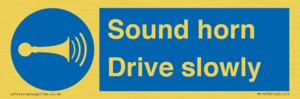 MC1478: Sound horn Drive slowly