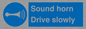 MC1478: Sound horn Drive slowly