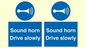 MC1478: Sound horn Drive slowly