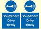 MC1478: Sound horn Drive slowly