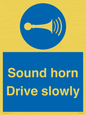 MC1478: Sound horn Drive slowly
