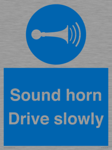 MC1478: Sound horn Drive slowly