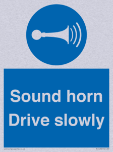 MC1478: Sound horn Drive slowly