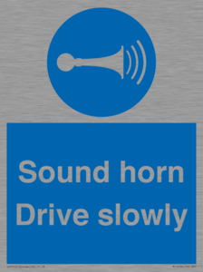 MC1478: Sound horn Drive slowly