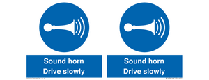 MC1478: Sound horn Drive slowly