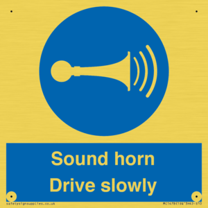 MC1478: Sound horn Drive slowly