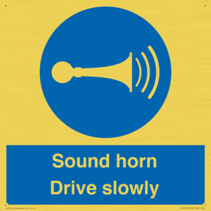 MC1478: Sound horn Drive slowly