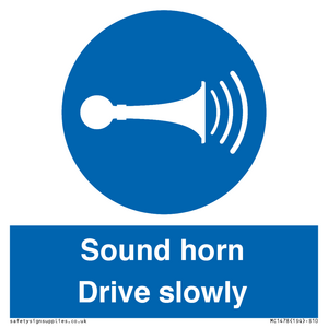 MC1478: Sound horn Drive slowly
