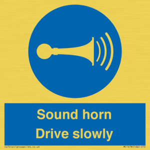 MC1478: Sound horn Drive slowly