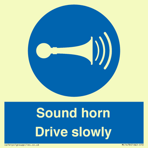 MC1478: Sound horn Drive slowly