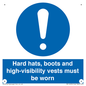 MC14935: Hard hats, boots and high-visibility vests must be worn