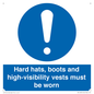 MC14935: Hard hats, boots and high-visibility vests must be worn