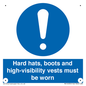 MC14935: Hard hats, boots and high-visibility vests must be worn