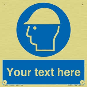 MC3017: Custom hard hat symbol