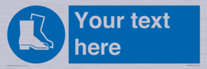 MC3018: Custom safety boots sign