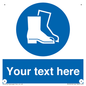 MC3018: Custom safety boots sign