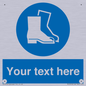 MC3018: Custom safety boots sign