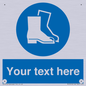 MC3018: Custom safety boots sign