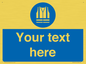MC3019: Custom Hi-vis Vest Sign