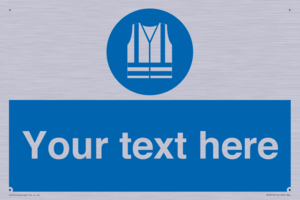 MC3019: Custom Hi-vis Vest Sign