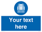 MC3019: Custom Hi-vis Vest Sign