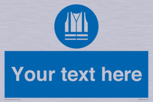 MC3019: Custom Hi-vis Vest Sign