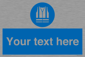MC3019: Custom Hi-vis Vest Sign