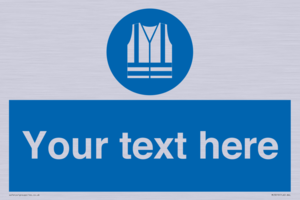 MC3019: Custom Hi-vis Vest Sign