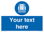 MC3019: Custom Hi-vis Vest Sign