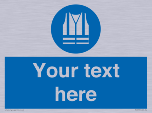 MC3019: Custom Hi-vis Vest Sign