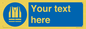 MC3019: Custom Hi-vis Vest Sign