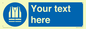 MC3019: Custom Hi-vis Vest Sign