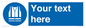 MC3019: Custom Hi-vis Vest Sign