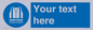 MC3019: Custom Hi-vis Vest Sign