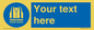 MC3019: Custom Hi-vis Vest Sign