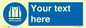 MC3019: Custom Hi-vis Vest Sign