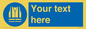 MC3019: Custom Hi-vis Vest Sign