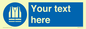 MC3019: Custom Hi-vis Vest Sign