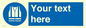 MC3019: Custom Hi-vis Vest Sign