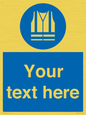 MC3019: Custom Hi-vis Vest Sign